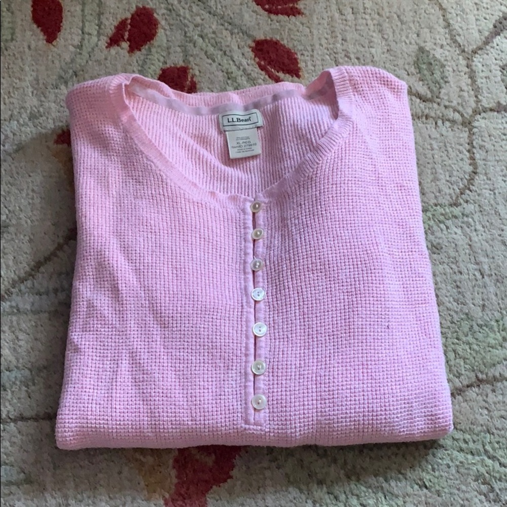 Half Button Up Sweater From L.L Bean